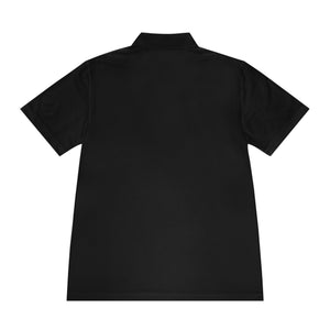 Men's Sport Polo — Small Green Viking Skull Logo Athletic Golf Shirt